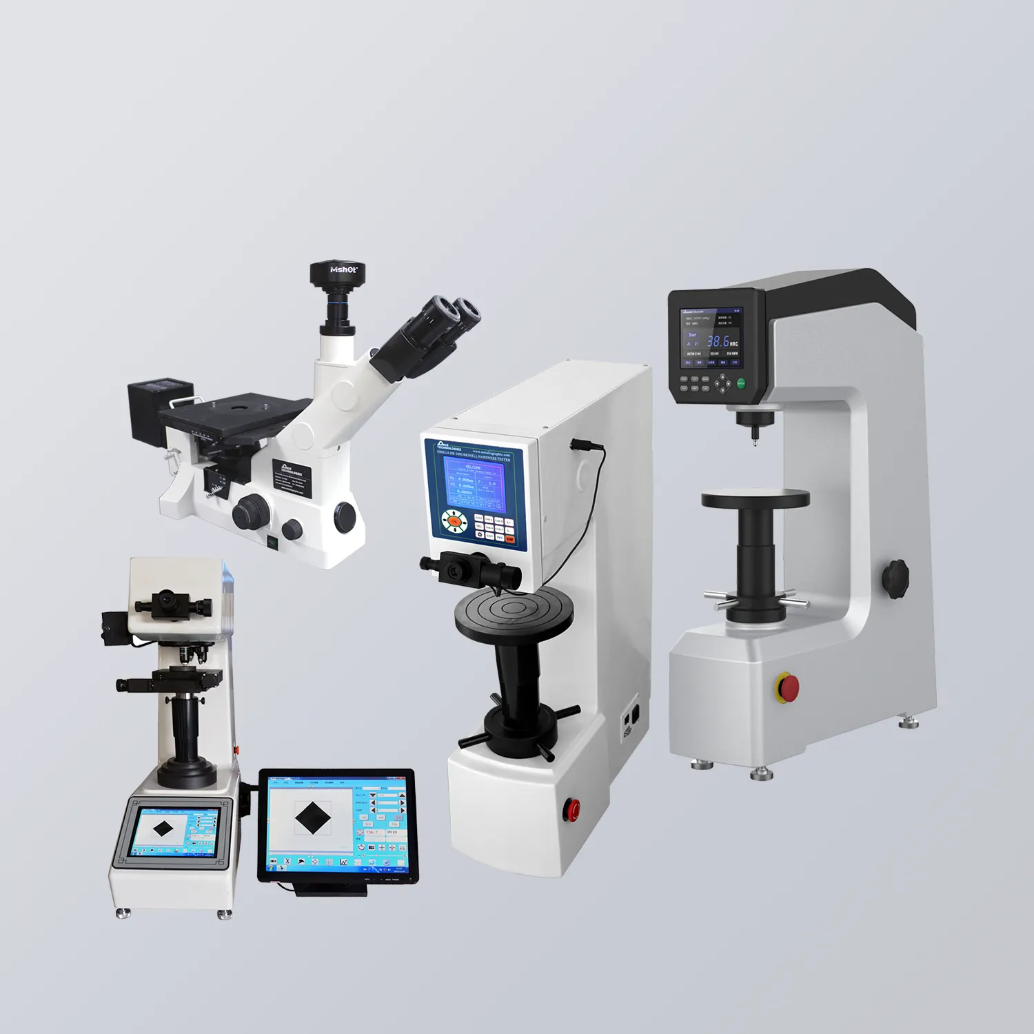 Metallography Hardness Testers and Microscopes