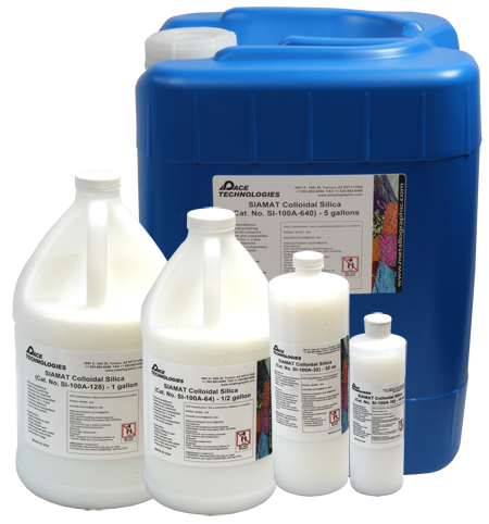PACE Technologies Metallographic SIAMAT colloidal silica