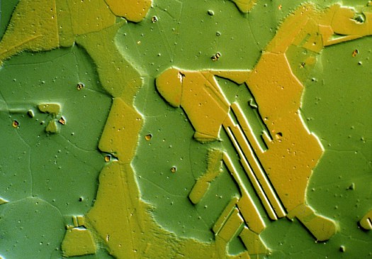 Metallographic micrograph of Nimonic90
