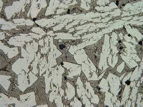 Type metal microstructure