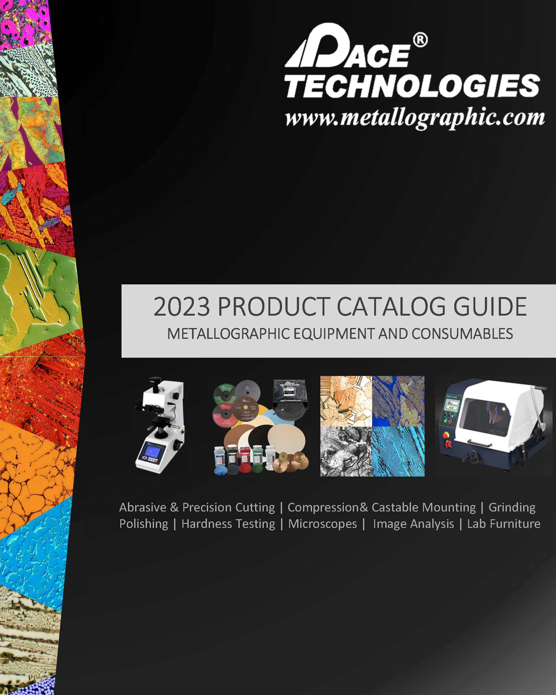 2023 PACE Technologies Metallographic Equipment and Consumables Catalog