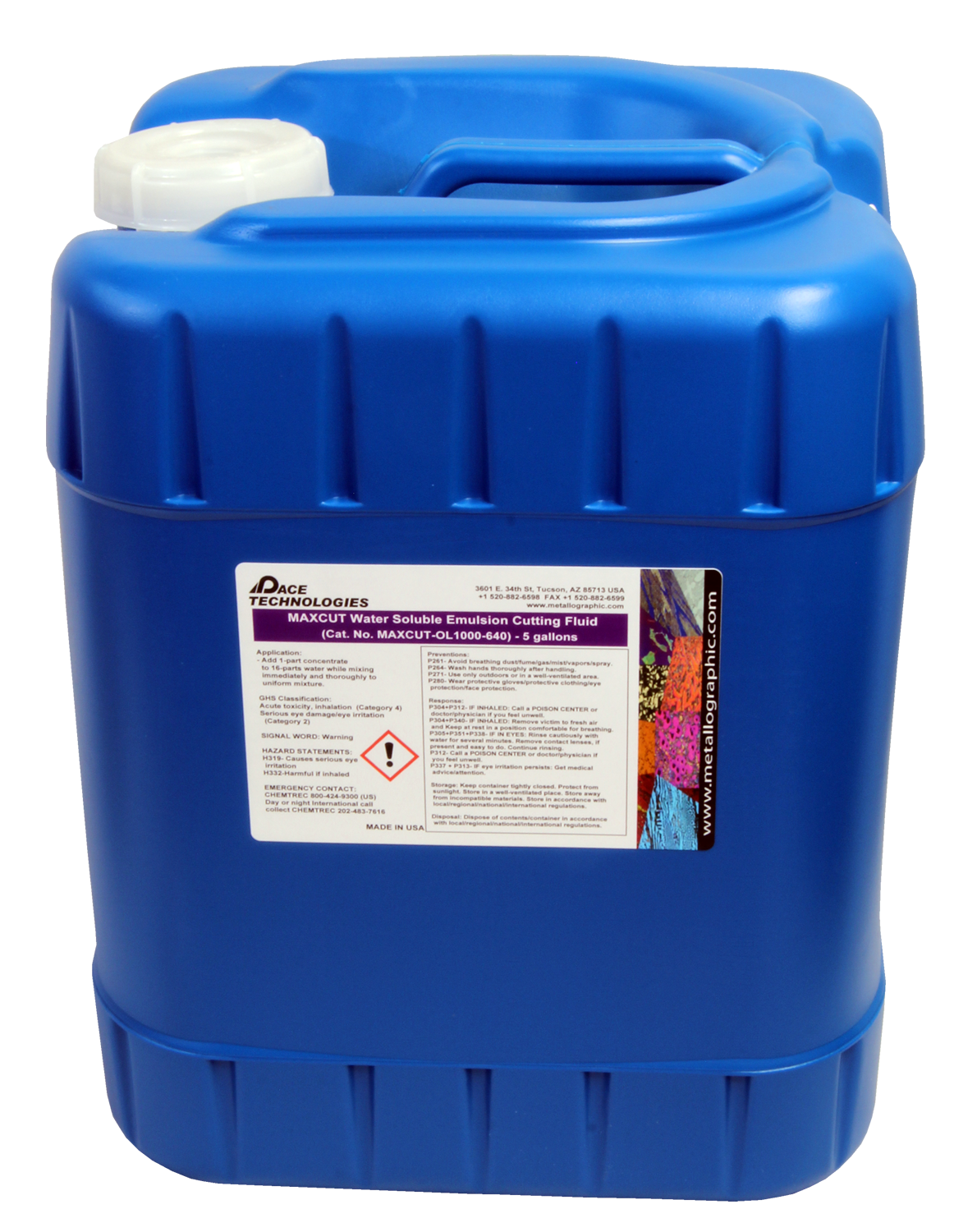 MAXCUT OL1000 Water Soluble Emulsion Cutting Fluid (5 gallons)