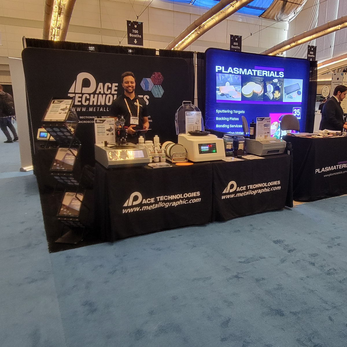 PACE Technologies booth at MS&T 2024 in Pittsburgh