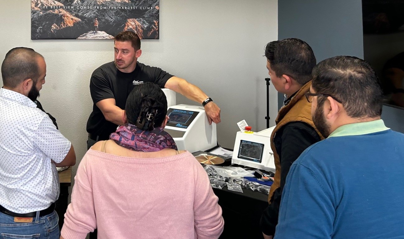 PACE Technologies Training Session - Expert technicians providing hands-on equipment training